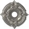 Ekena Millwork Attica Thermoformed PVC Ceiling Medallion Fits Canopies up to 5 5/8-in., Aged Dark Steel CMP16ATCST - alternate 1